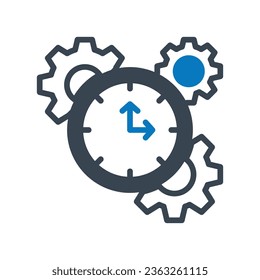 Icono de vector de productividad que puede fácilmente modificar o editar

