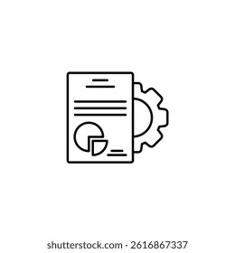 Productivity vector line icon icons design