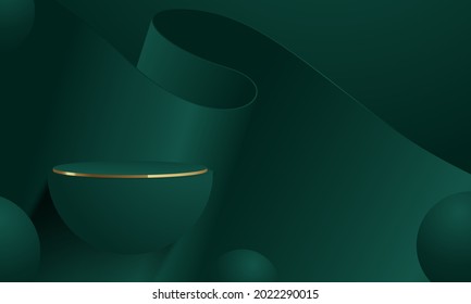 products display 3d background podium scene