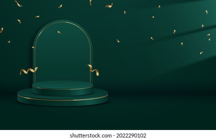 products display 3d background podium scene