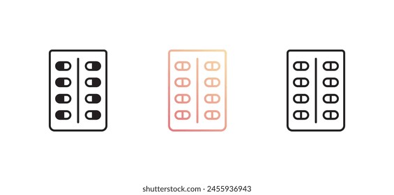 Produkte Icon Design mit weißem Hintergrund Stock Illustration