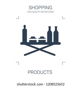 products icon. high quality filled products icon on white background. from shopping collection flat trendy vector products symbol. use for web and mobile