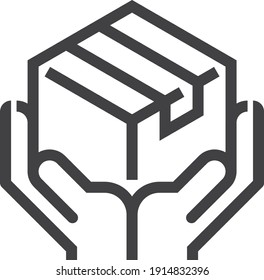 products packaging icon vector isolate