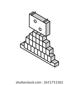 products sale with discount isometric icon vector. products sale with discount sign. isolated symbol illustration
