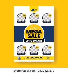 Products sale Editable flyer or poster print template, product catalog design, super market sale flyer, 
grocery sale special offer flyer, a4 price list, Black Friday super Sale discount flyer design