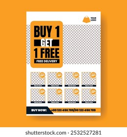 Products sale Editable flyer or poster print template, product catalog design, super market sale flyer, 
grocery sale special offer flyer, a4 price list, Black Friday super Sale discount flyer design