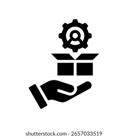 Products Services Icon Glyph Vector Illustration