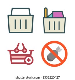 products vector icon set