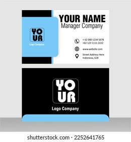PROFESIONAL BUSINESS CARD BLACK WHITE