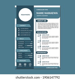 PROFESIONAL CURRICULUM VITAE - RESUME TEMPLATE