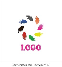 profesional logo different colour circle logo design.