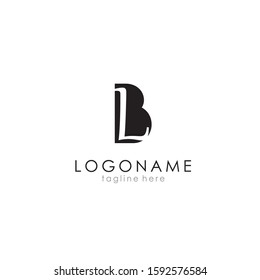 Profesional logo tempates, BL Letter Logos, For LAW logo, legat institutions. black logo, Flat design. vector eps 10.