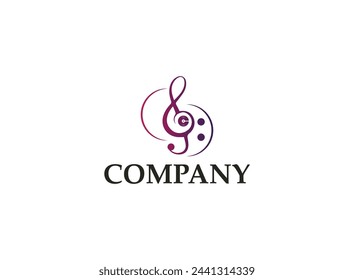 profesional Music note symbols logo and icons template