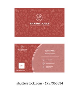 Profesional Pastry Business Card Template