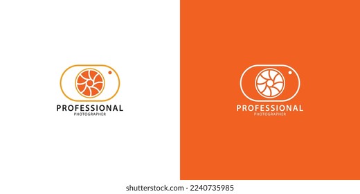 profesional photography logo minimalist design