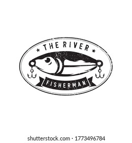 Profesional Sport fishing logo and badge 