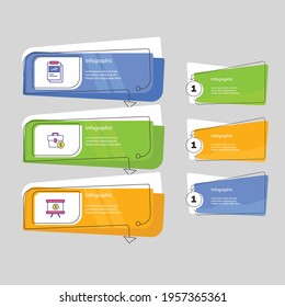 Profesional Template business infographic set 