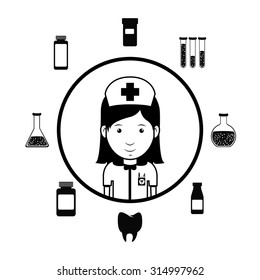Profession concept, health design, vector illustration eps 10