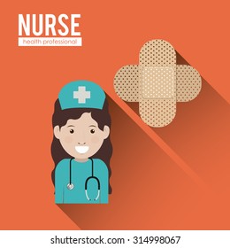 Profession concept, health design, vector illustration eps 10