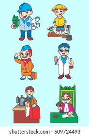 profession icon. profession package