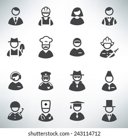 Profession Icons Vector Set