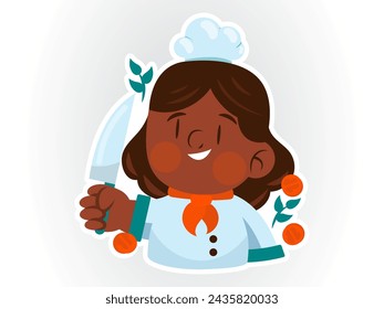 profession job design with modern illustration concept style for professional sticker illustration