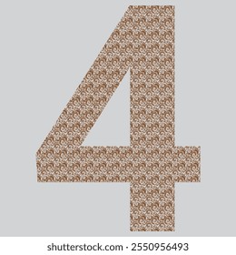 profession and modern number design 004