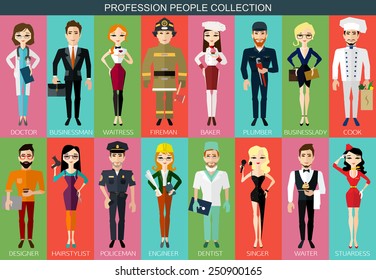 Profession people collection. Vector illustration