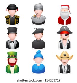 Profession people icons