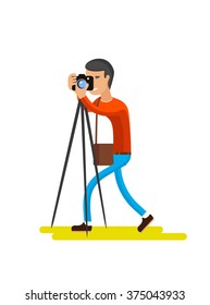 profession photographer illustration