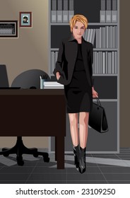 Profession set: secretary