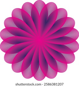Professional 3D flower template design