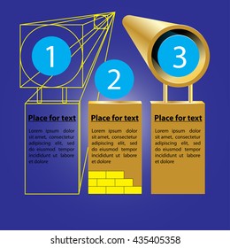 Professional 3D Infographic Graph