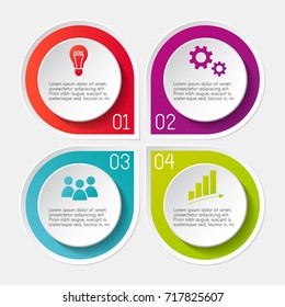 Professional 3d infographic. Vector.