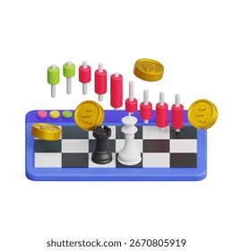 Panel de análisis de ventas 3D de Profesional con métricas de rendimiento. Perfecto para sistemas de CRM, seguimiento de ventas, análisis de negocios. Gráficos de Vector de alta calidad.