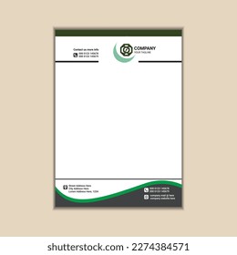"Professional A4 Letterhead Design for Modern Business"