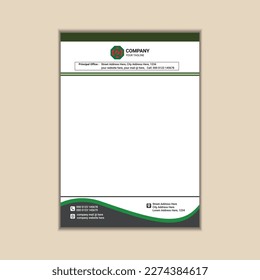 "Professional A4 Letterhead Design for Modern Businesses"