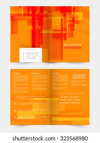 Professional abstract Brochure, Template or Flyer presentation for Business.