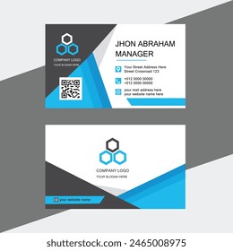 Professional and abstract business card template