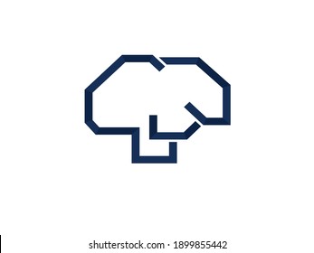 Diseño profesional abstracto del logotipo y del icono. Para plantillas de logotipos comerciales, elementos cuadrados, sitio web, símbolo comercial, empresa.