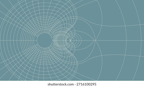 A professional abstract vector banner background featuring a technical blueprint. This engineering-inspired graphic is perfect for construction company branding, industrial web headers