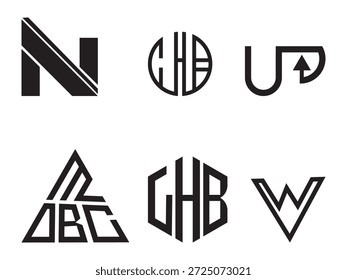  Professional Abstract Vector Logo Design for Corporate Brand Identity and Business Growth

