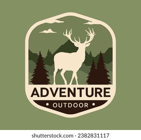 A professional adventure outdoor logo design