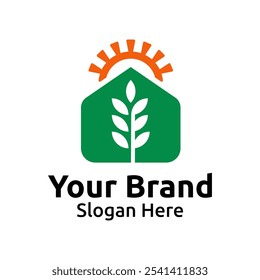 Professional Agriculture Logo for Green Farming and Environmental Branding