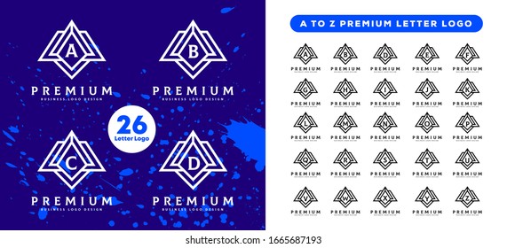 Professional All Kinds Company,  Business and restaurant hotel Vintage A to Z Letter Logo