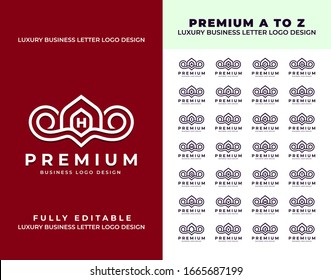 Professional All Kinds Company,  Business and restaurant hotel Vintage A to Z Letter Logo