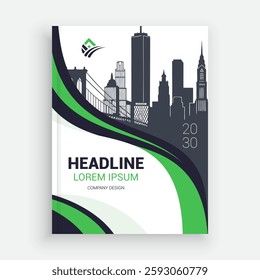 Professional Annual Report Layout Template for Success