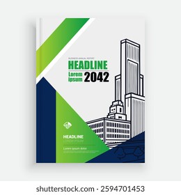 Professional Annual Report Layout Template for Success