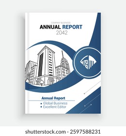 Professional Annual Report Layout Template for Success