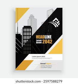 Professional Annual Report Layout Template for Success